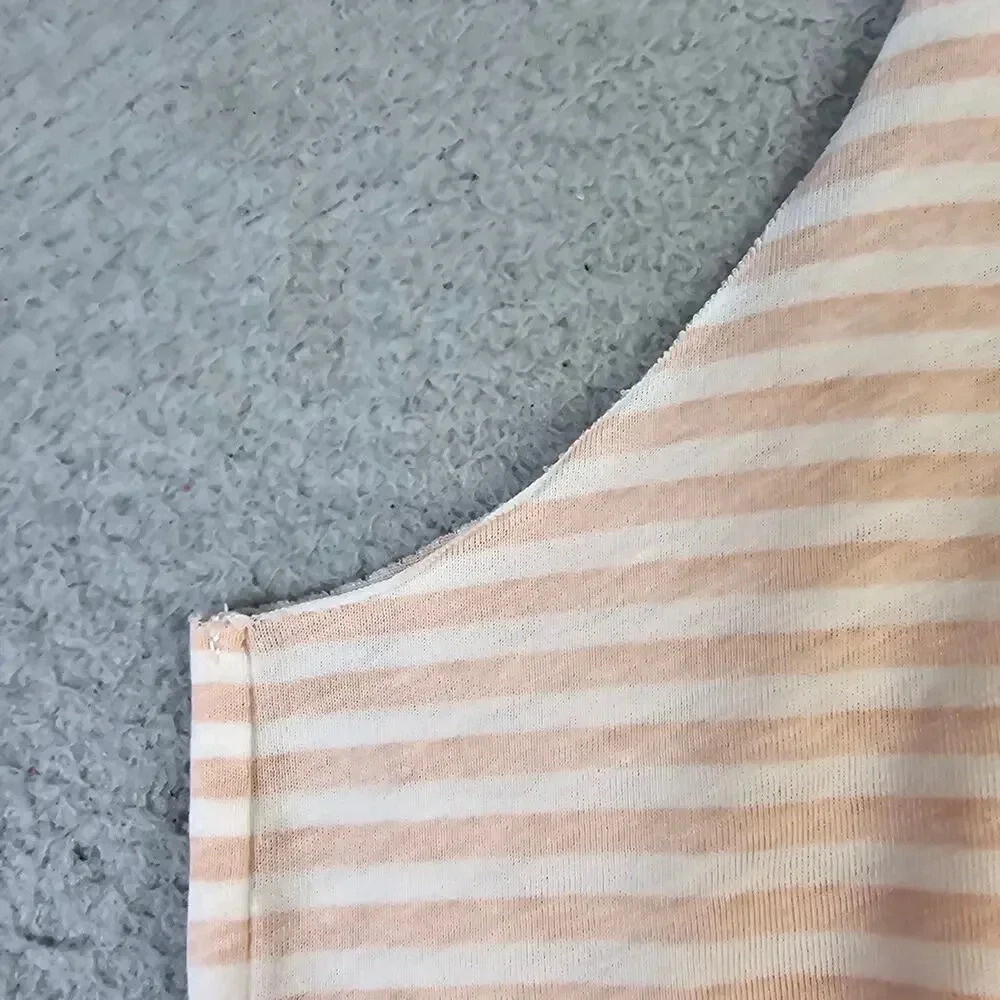 All Saints Noah Tank Top Women's Medium Raw Hems Striped Lightweight‎ Sleeveless - Picture 5 of 11